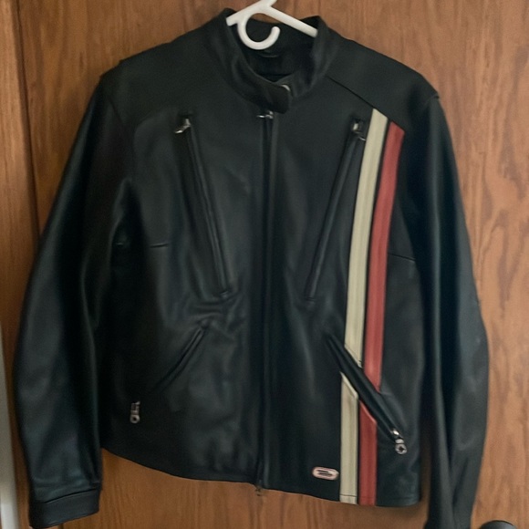 Women’s Harley Davidson Genuine Leather Riding Jacket size large - Picture 1 of 8